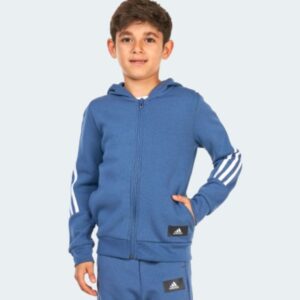 Kids' Future Icons 3-Stripes Full-Zip Hoodie