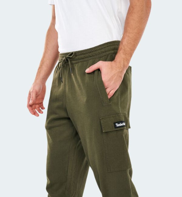 Men's Garment-Dyed Cargo Sweatpants